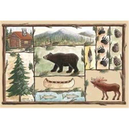 ASSOCIATED Custom Printed Rugs Wildlife Rug AS30178